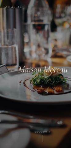 Version mobile du site Maison Moreau